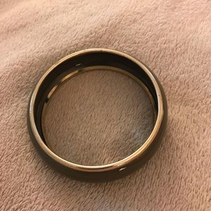 Olive green & gold bracelet